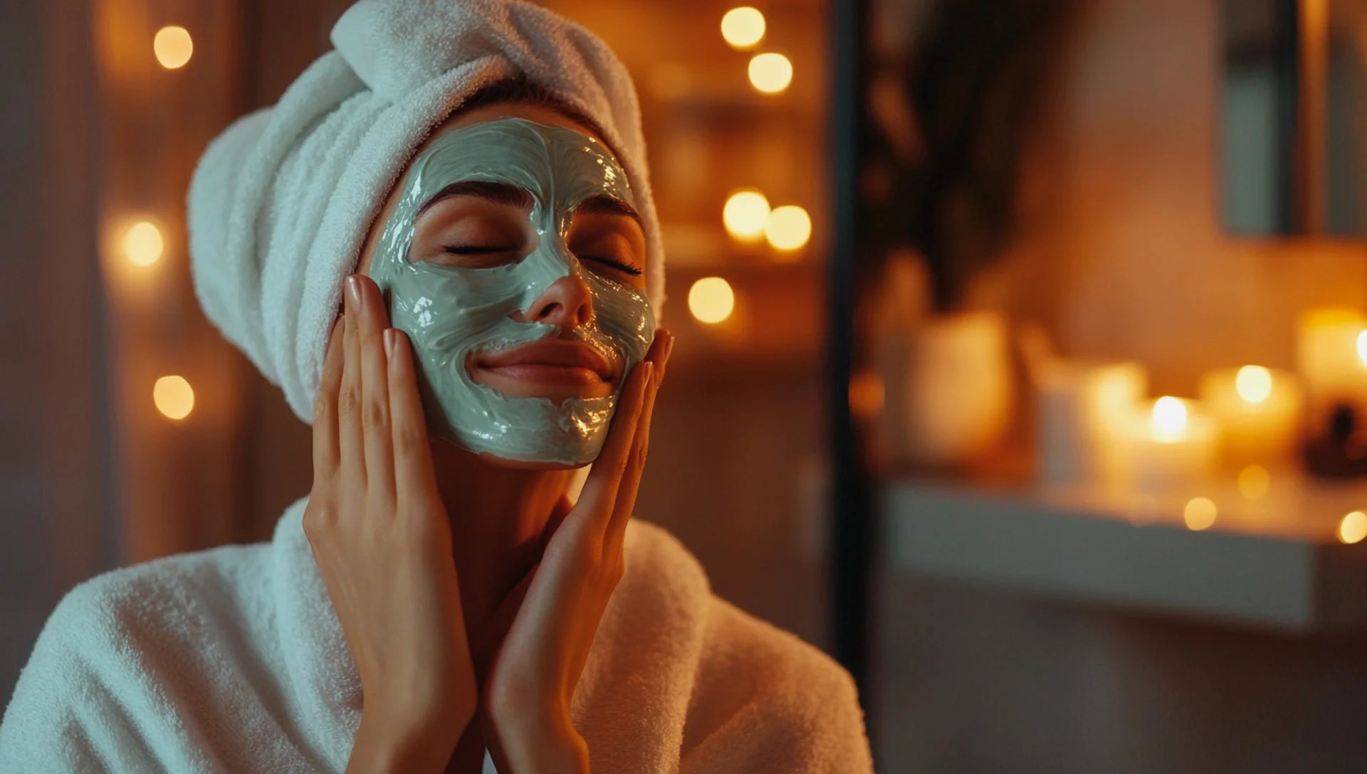 Reveal media with text overlay